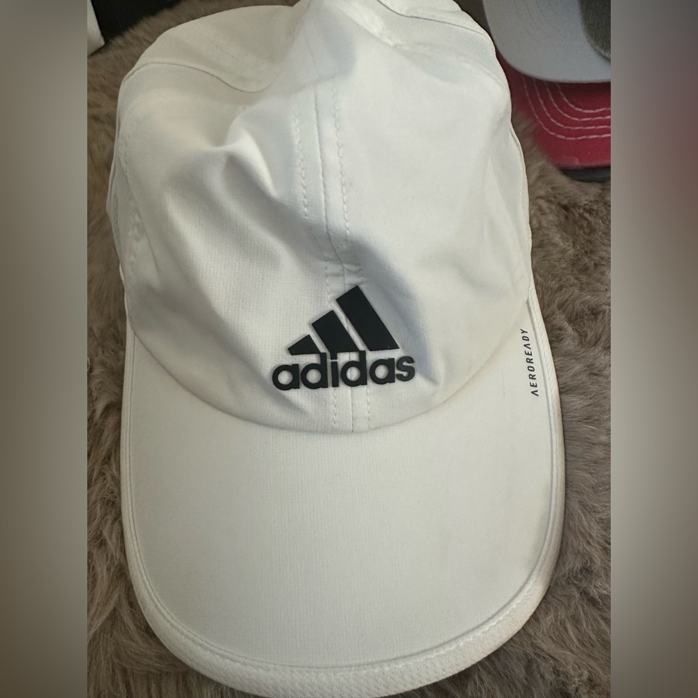 Adidas Aeroready White and Black Cap